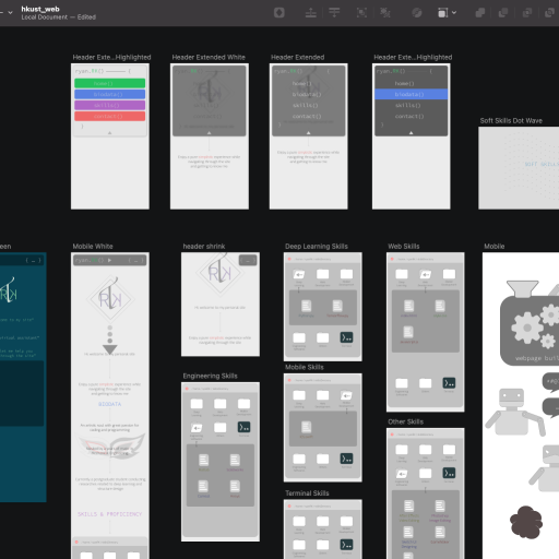 ui ux design screenshot